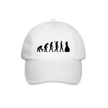 Prinzessin - Baseballkappe - Weiß/Weiß - Vorne
