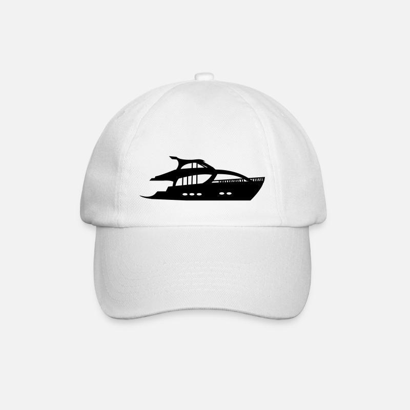 yacht - Baseballkappe - Weiß/Weiß