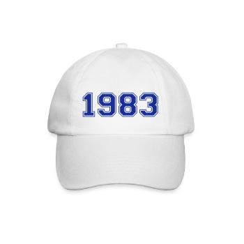 1983 - Baseballkappe - Weiß/Weiß - Vorne