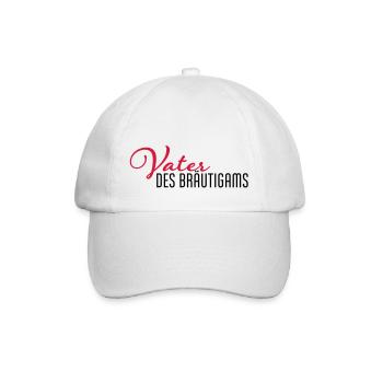 vater des braeutigams - Baseballkappe - Weiß/Weiß - Vorne