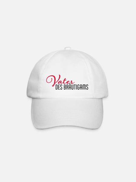 vater des braeutigams - Baseballkappe - Weiß/Weiß