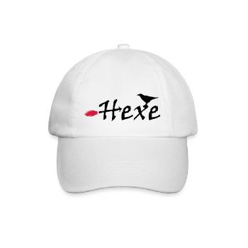 Hexe - Baseballkappe - Weiß/Weiß - Vorne