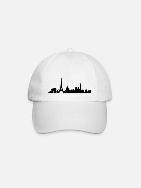Paris - Casquette classique - blanc/blanc