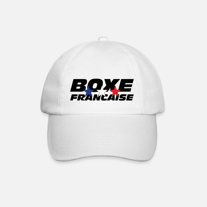 Boxen Francaise - Baseballkappe - Weiß/Weiß