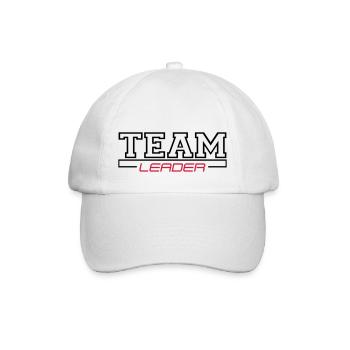 team leader - Baseballkappe - Weiß/Weiß - Vorne