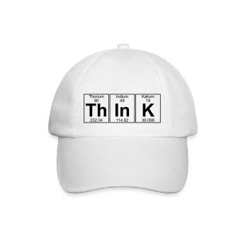 Th-In-K (think) - Full - Baseball Cap - white/white - Front