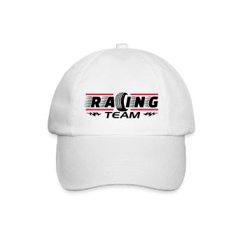Racing Team - Baseballkappe - Weiß/Weiß - Vorne