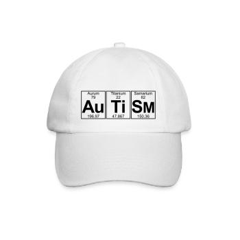 Au-Ti-Sm (autisme) - complet - Casquette classique - blanc/blanc - Devant
