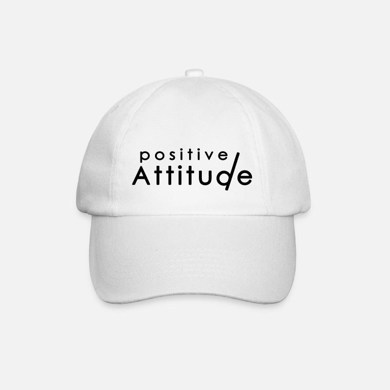Positive ATTITUDE 1 - Casquette classique - blanc/blanc