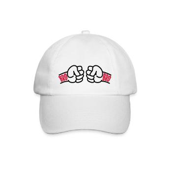 Brothers for Life Logo - Baseballkappe - Weiß/Weiß - Vorne