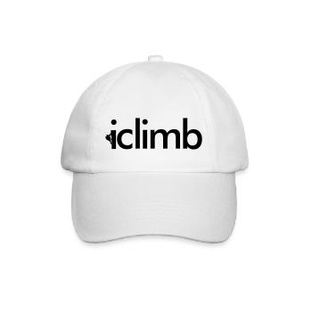 I climb - Baseballkappe - Weiß/Weiß - Vorne