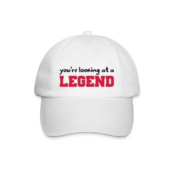 Legend - Baseball Cap - white/white - Front