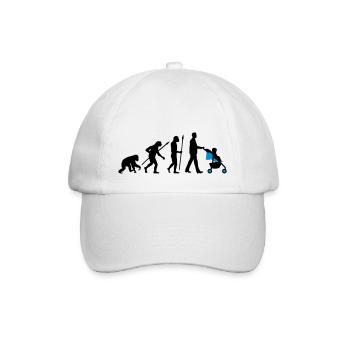 evolution_kinderkarre_032014_mann_b_2c - Baseballkappe - Weiß/Weiß - Vorne