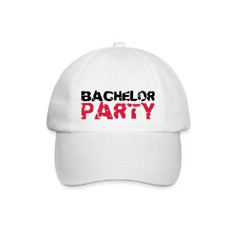 Bachelor Party Stempel Design - Baseball Cap - white/white - Front