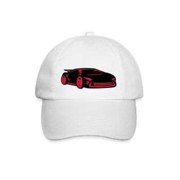 Voiture course voiture de sport racing voiture coo - Casquette classique - blanc/blanc - Devant