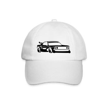 Car racing sports car tuning car - Baseball Cap - white/white - Front