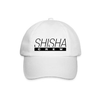 shisha_crew_hy1 - Baseballkappe - Weiß/Weiß - Vorne