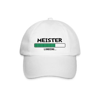 Meister loading... - Baseballkappe - Weiß/Weiß - Vorne
