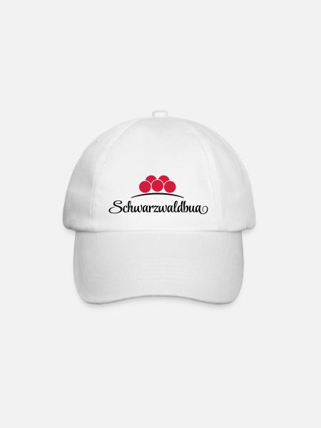 Schwarzwaldbua - Baseballkappe - Weiß/Weiß