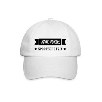 Sportschießen Schützen Sportschütze Sportschützin - Baseballkappe - Weiß/Weiß - Vorne