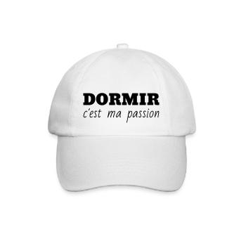 Sleeper Sleeping Schlaf Schläfer Dormir Dormeur - Baseball Cap - white/white - Front