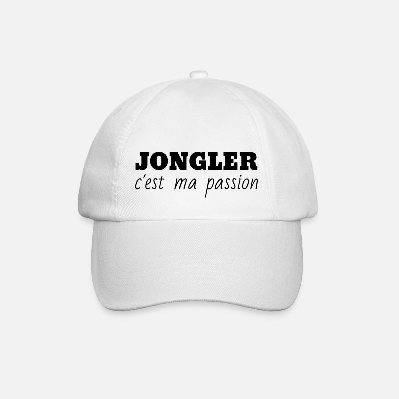 jongleur / jonglerie / jongleuse / cirque - Casquette classique - blanc/blanc