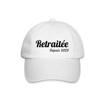 Retirement Retired Ruhestand Retraite Retraitée - Baseball Cap - white/white - Front
