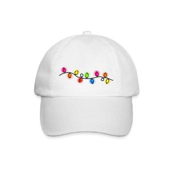 Christmas Glow Lights - Baseball Cap - white/white - Front