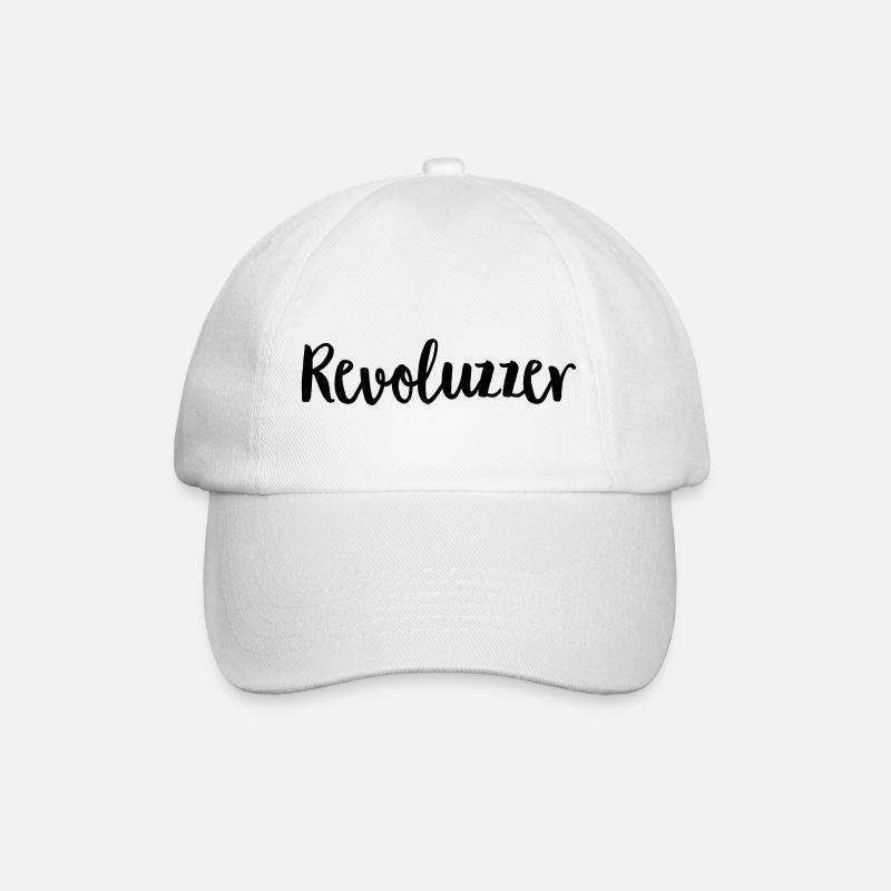 revoluzzer - Baseballkappe - Weiß/Weiß