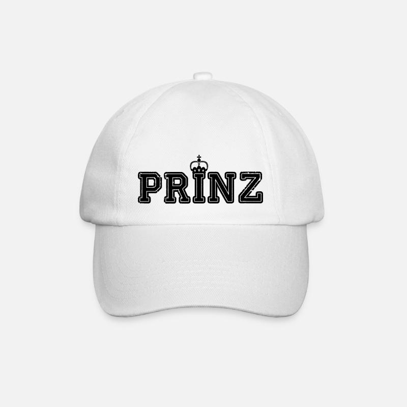 prinz - Baseballkappe - Weiß/Weiß