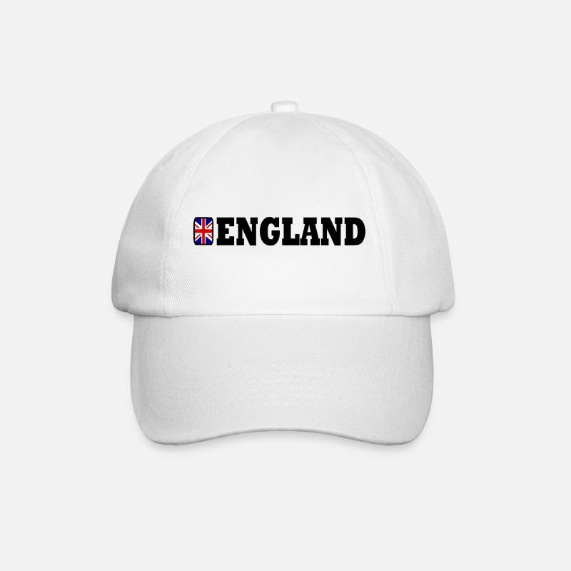 Union Jack - Baseball Cap - white/white