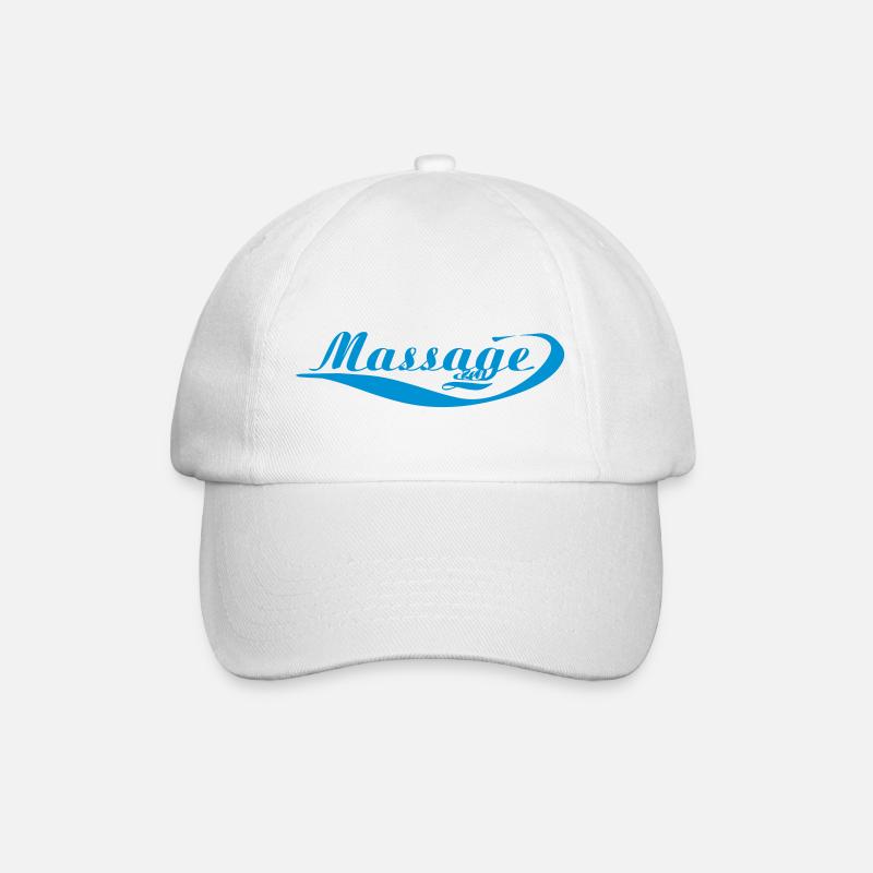 Zen massage - Baseball Cap - white/white