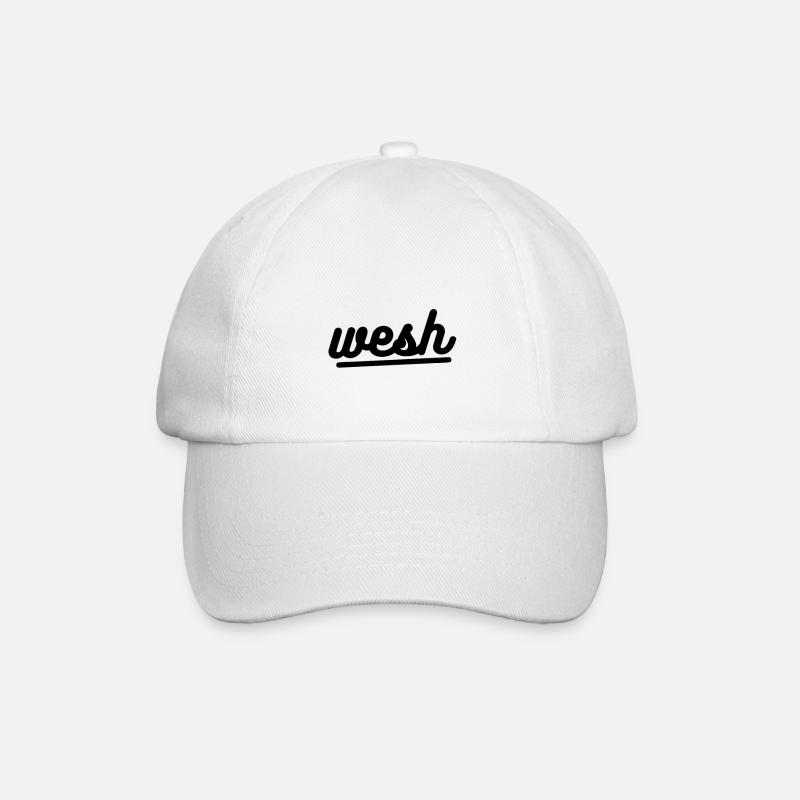 Wesh. t-shirt wesh - Casquette classique - blanc/blanc