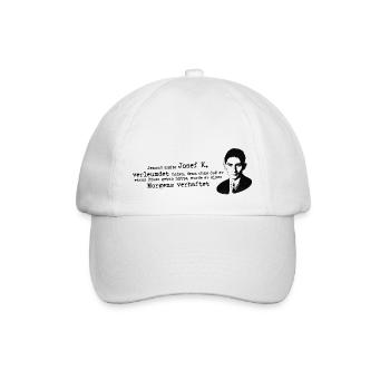 Processus de soumission de Franz Kafka Josef K - Casquette classique - blanc/blanc - Devant