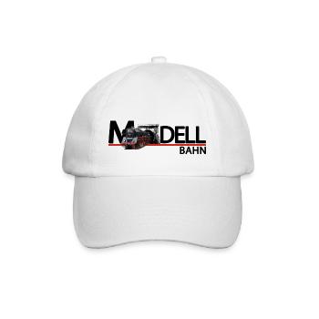 Modellbahn - Baseballkappe - Weiß/Weiß - Vorne