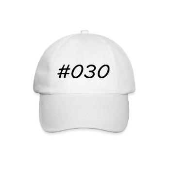 #030 - Hashtag 030 - Indicatif Berlin - Capitale - Casquette classique - blanc/blanc - Devant