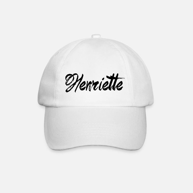 Henriette - Baseballkappe - Weiß/Weiß