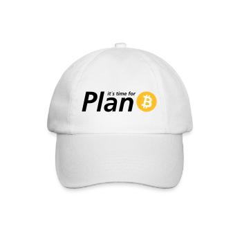Time for plan B - Casquette classique - blanc/blanc - Devant