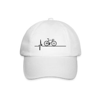 Rennrad Puls - Baseballkappe - Weiß/Weiß - Vorne