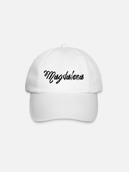 Magdalena - Baseball Cap - white/white