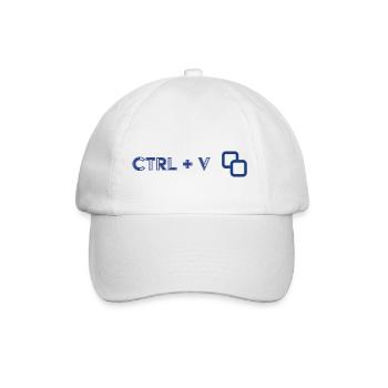 Ctrl V - Zwillinge / Ferngläser - Baseballkappe - Weiß/Weiß - Vorne