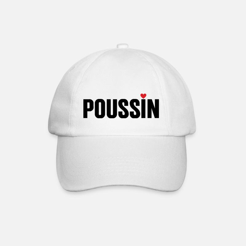 Poussin - Casquette classique - blanc/blanc