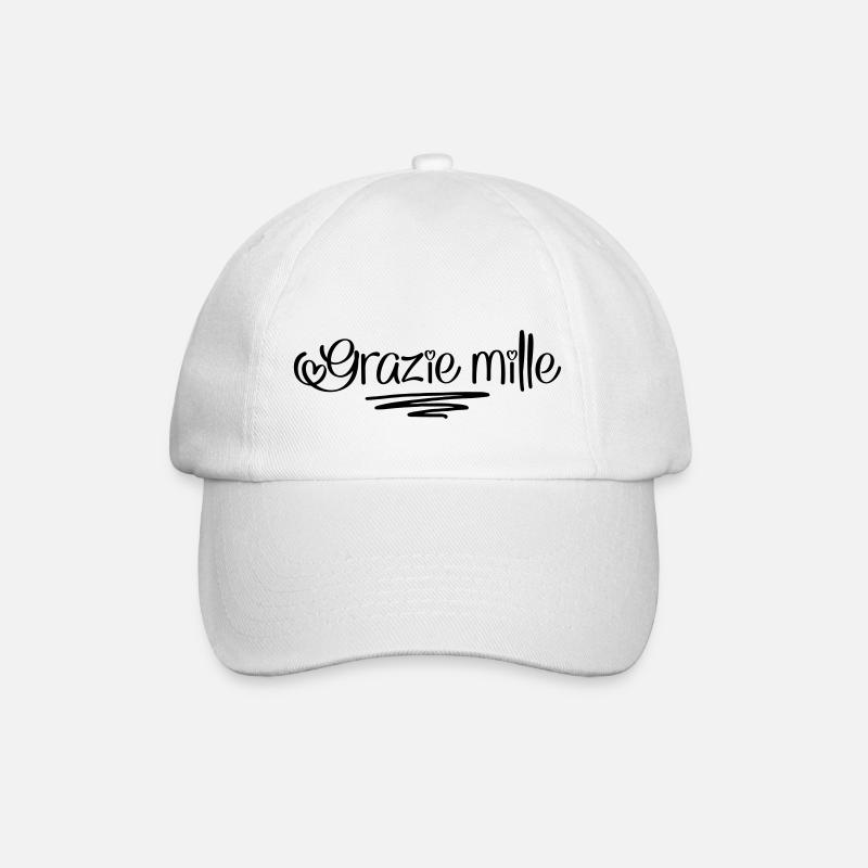 Merci, merci - Casquette classique - blanc/blanc