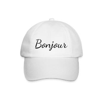 Bonjour - Casquette classique - blanc/blanc - Devant