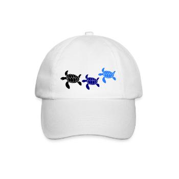 Tortues - Casquette classique - blanc/blanc - Devant