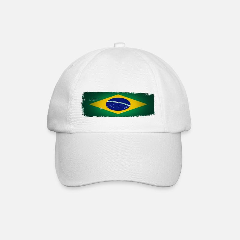 Brésil - Casquette classique - blanc/blanc
