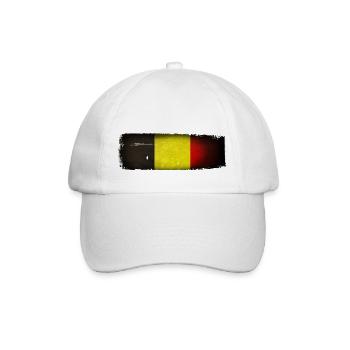 Belgium vintage - Baseball Cap - white/white - Front