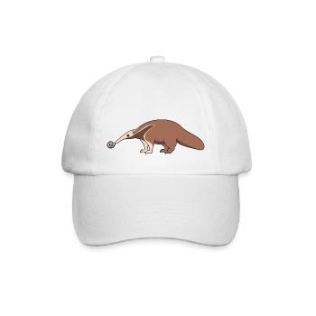 Ameisenbär - Baseballkappe - Weiß/Weiß - Vorne