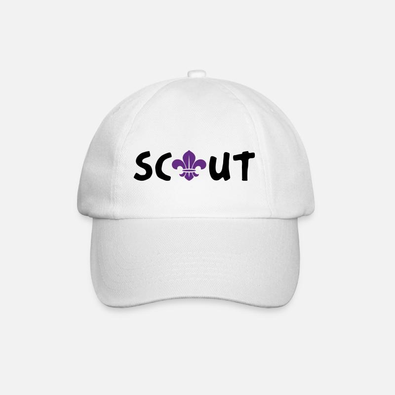 Scout / Scoutisme - Casquette classique - blanc/blanc