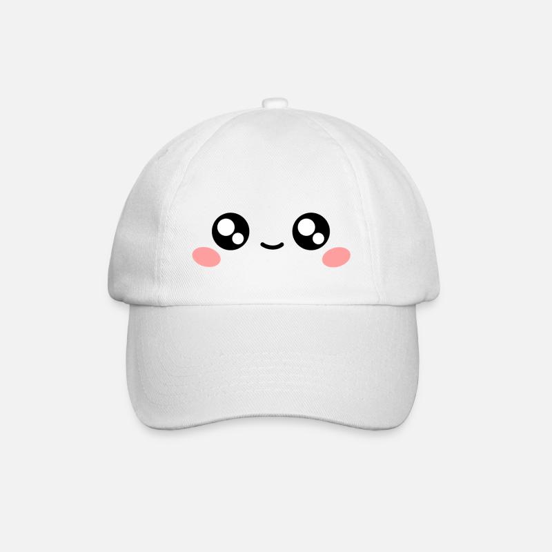 Les yeux kawaii par Rizzo Chris - Casquette classique - blanc/blanc